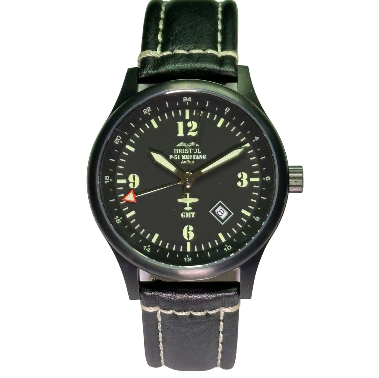 P-51 Mustang Tribute Watch - Black Dial
