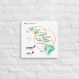 Aloha Airlines September 1997 Airline Map Canvas