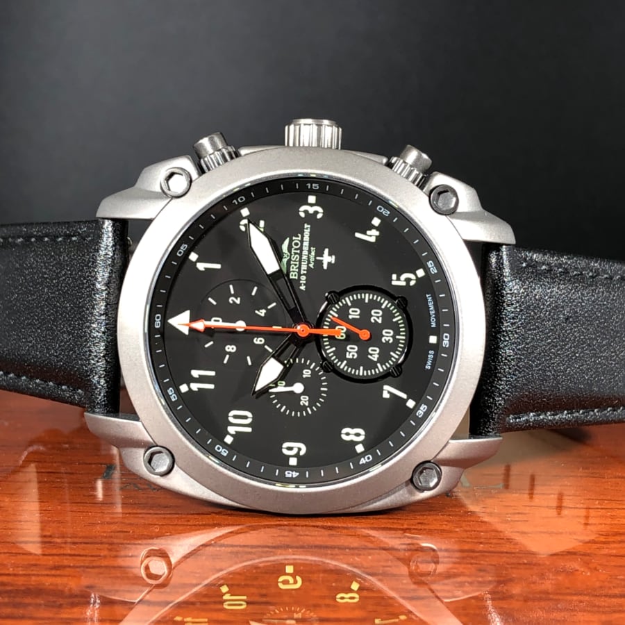 A-10 Thunderbolt Tribute Watch - Black Dial