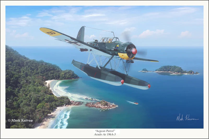 Arado Ar 196A-3 - "Aegean Patrol" Print