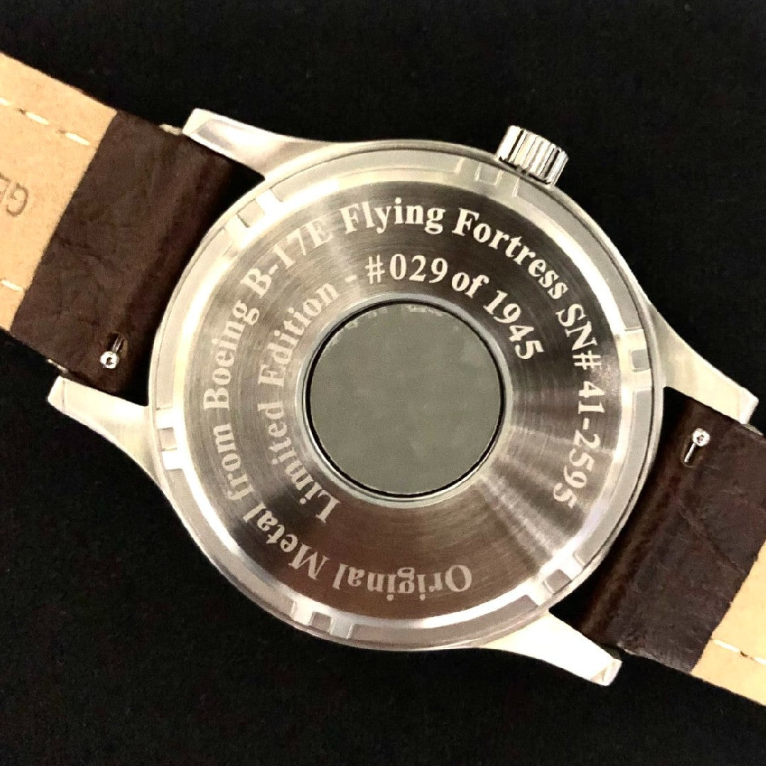 B-17 Tribute Watch - Black Dial