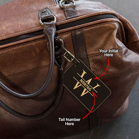 engraved luggage tag