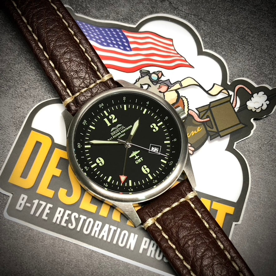 B-17 Tribute Watch - Black Dial