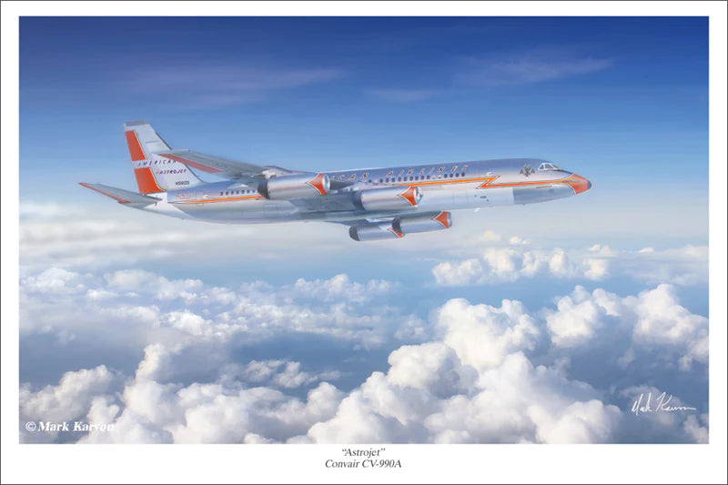 Convair 990 - "Astrojet" Print
