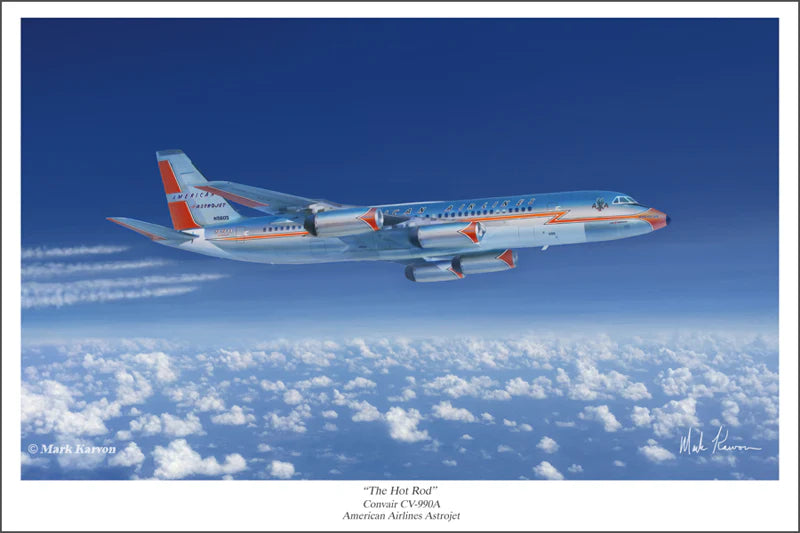 Convair 990 - "The Hot Rod" Print