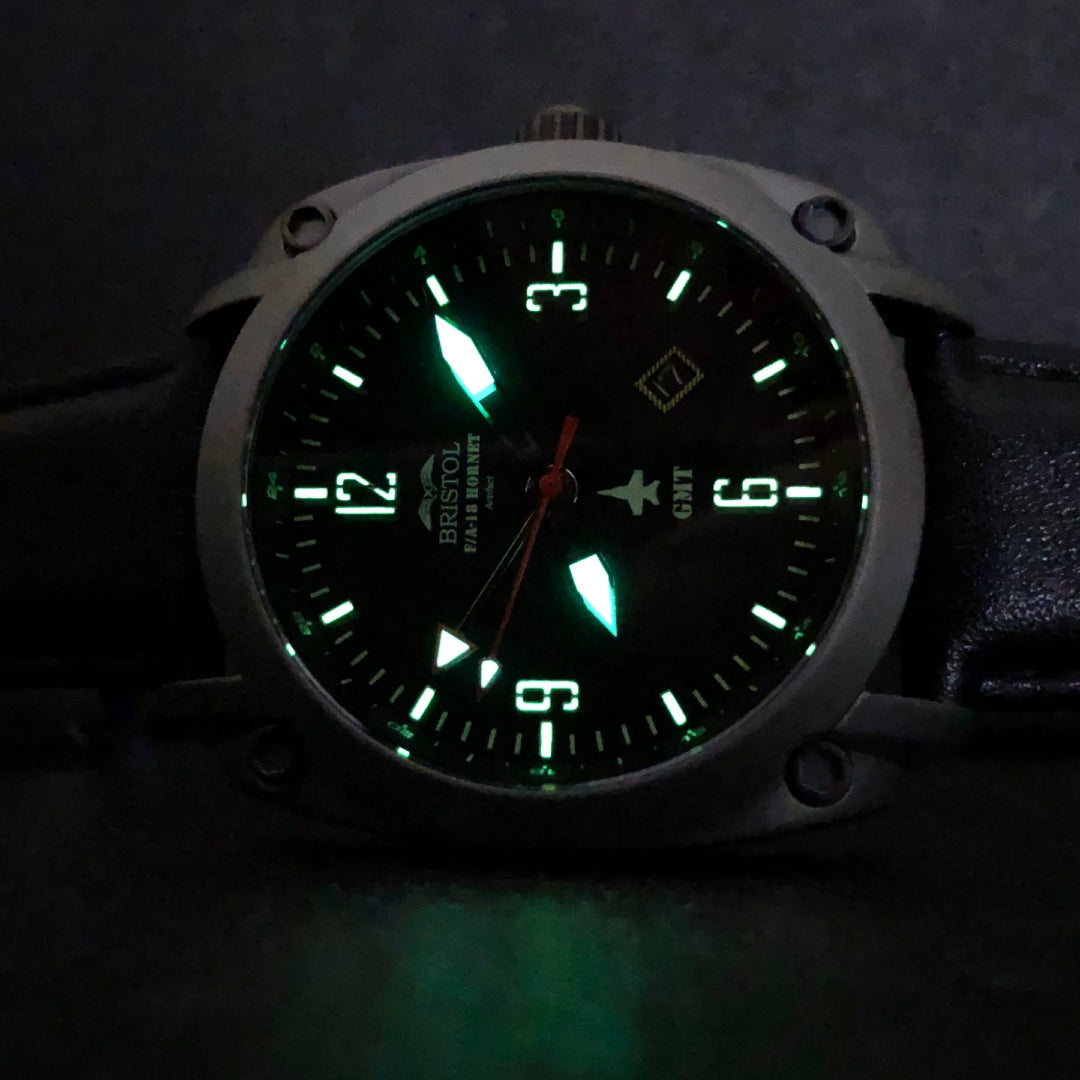F-18 Hornet Tribute Watch - Black Dial