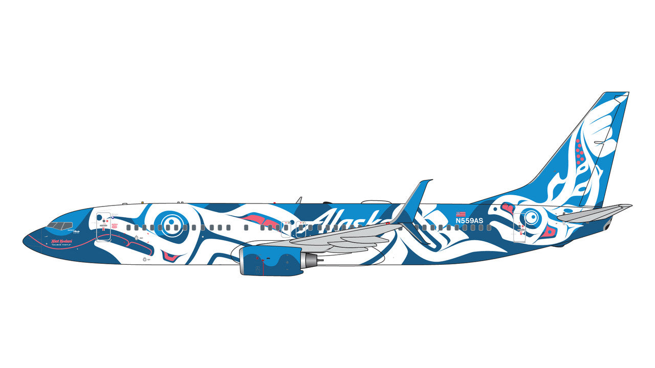 1/400 Alaska Airlines B737-800S N559AS Gemini Jets GJASA2213 – The