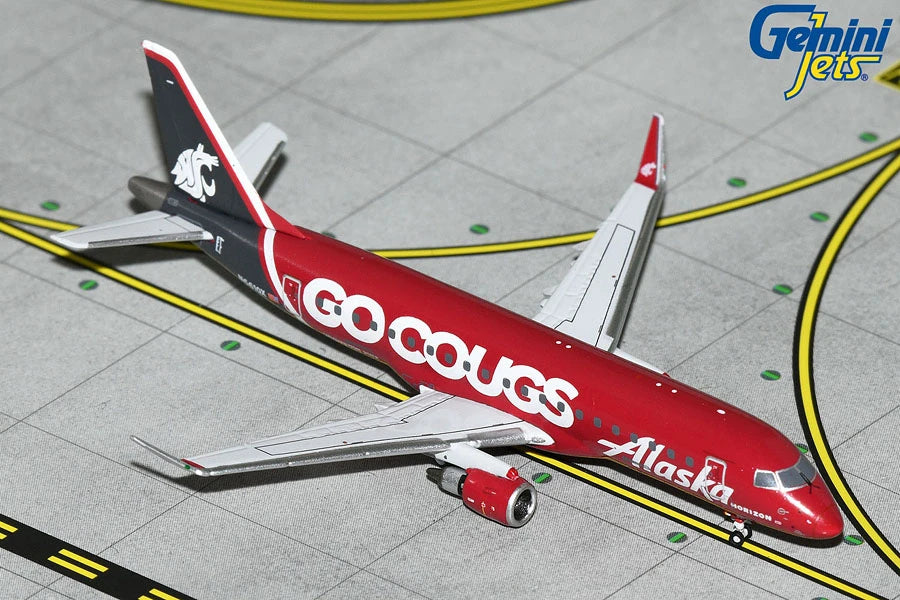 1/400 Alaska Airlines E175LR N661QX Gemini Jets GJASA2250 "Go Cougs"