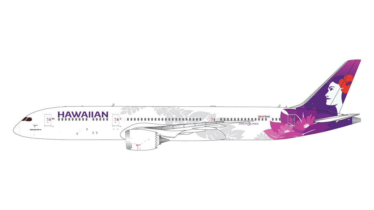 1:400 Gemini Jets Hawaiian Airlines B787-9 N781HA GJHAL2339 – The