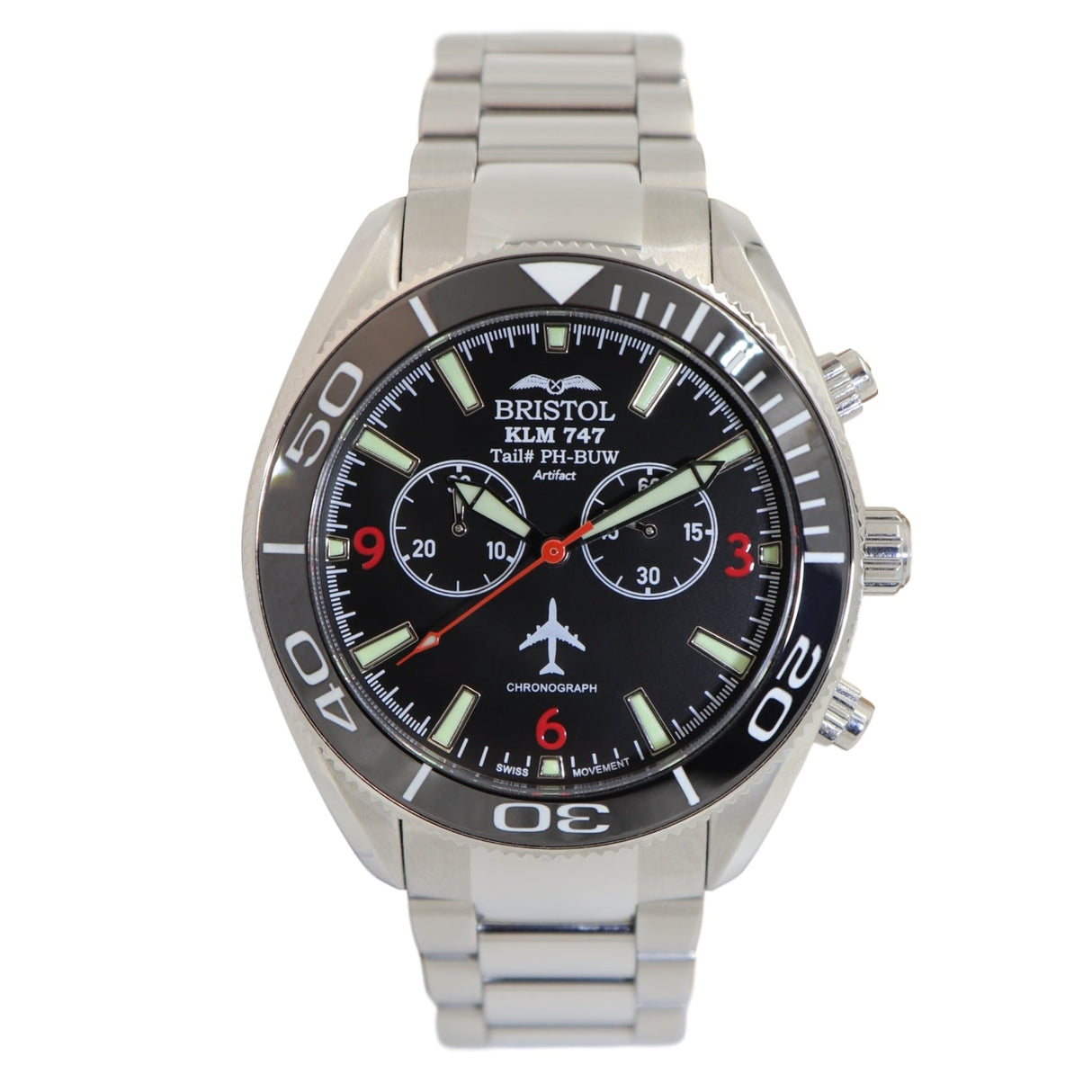 747 Tribute Watch - Black Dial