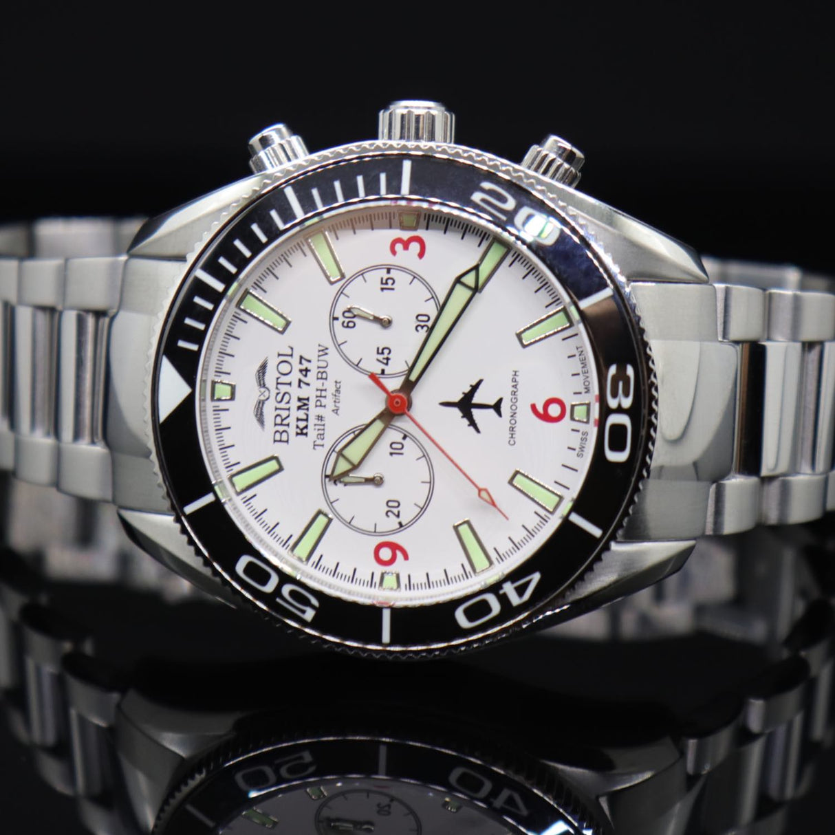 747 Tribute Watch - White Dial