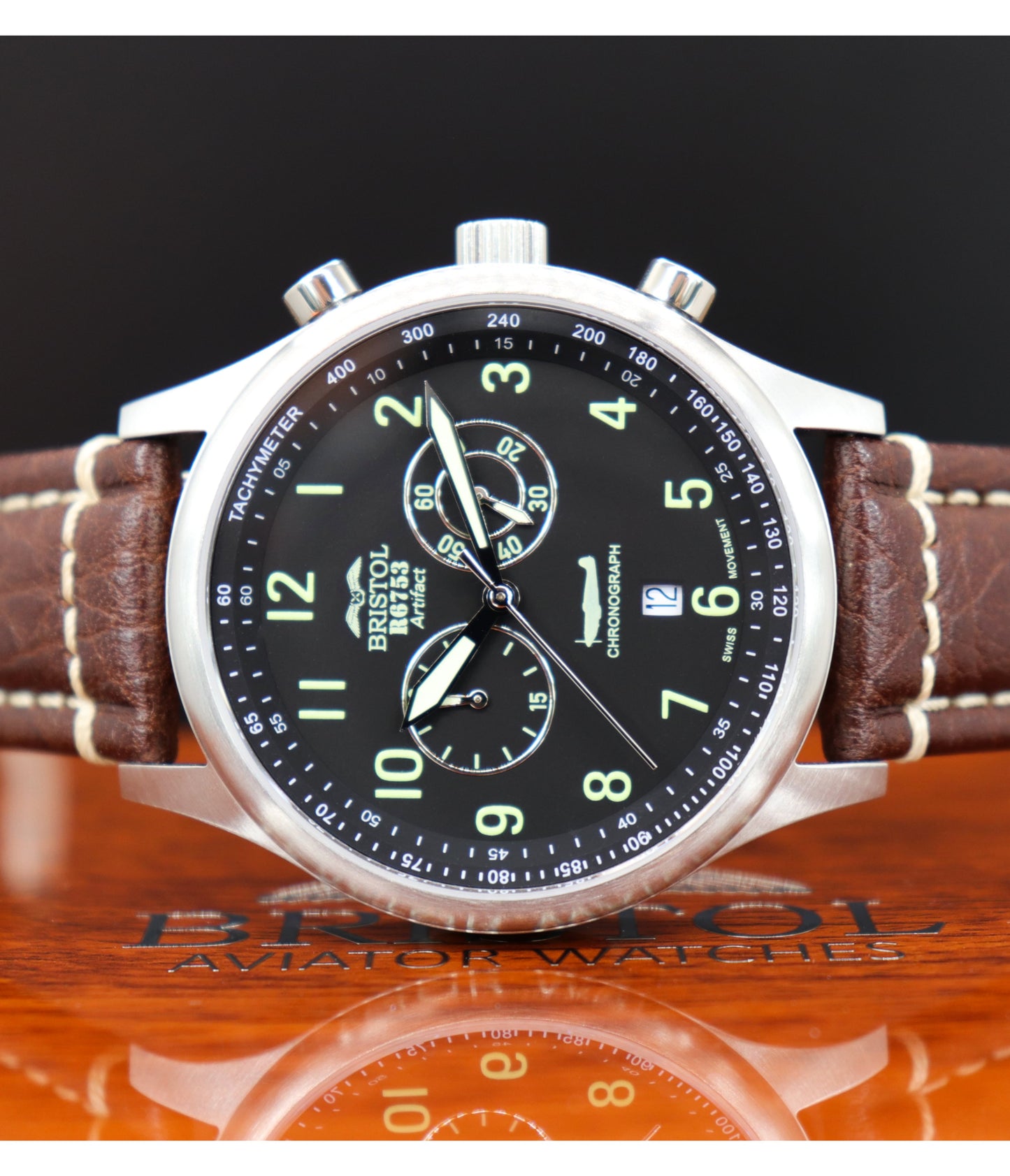Spitfire R6753 Tribute Watch - Black Dial