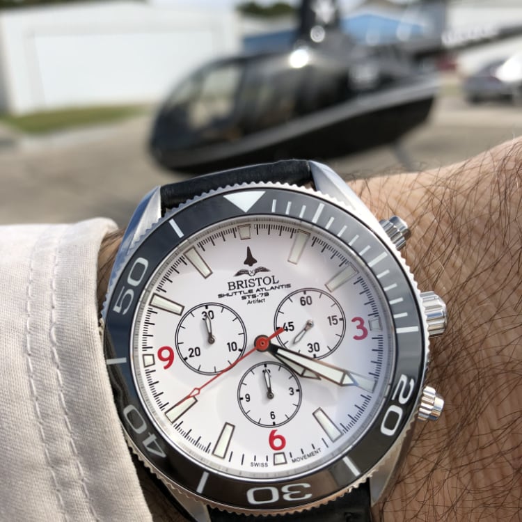 747 Tribute Watch - White Dial