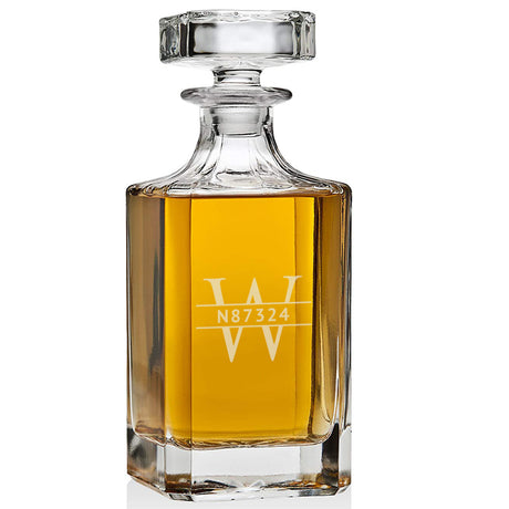 Engraved Decanter