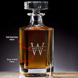 Engraved Decanter