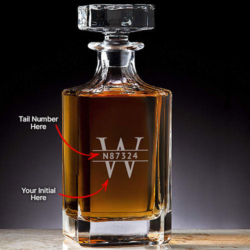 Engraved Decanter