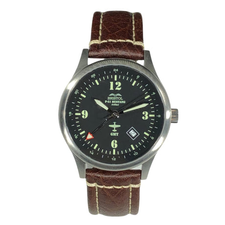 P-51 Mustang Tribute Watch - Black Dial
