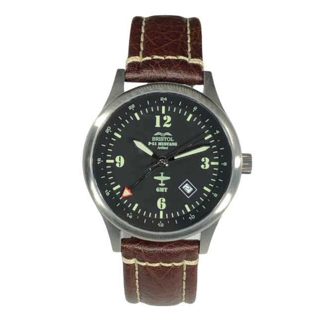 P-51 Mustang Tribute Watch - Black Dial