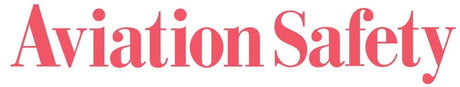 Text 'Aviation Safety' in pink on a white background