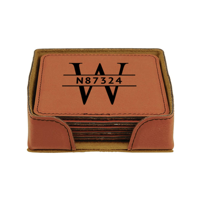 Custom Square Coaster Set