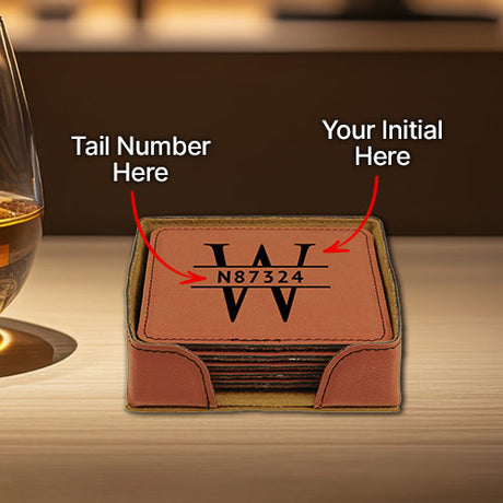 engraved coaster set