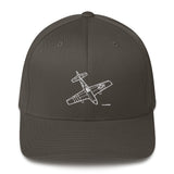 North American P-51D Mustang 4 Embroidered Hat