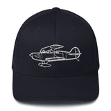 High-Performance Skybolt Biplane Embroidered Hat