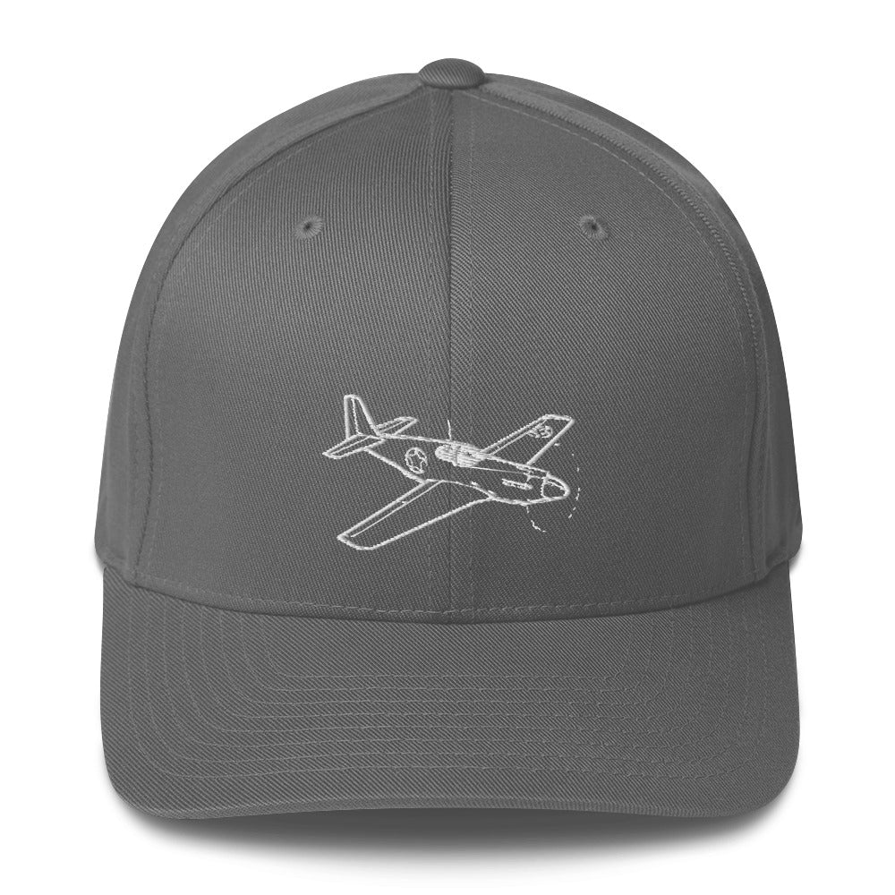 P-51A Mustang Fighter Legend Embroidered Hat