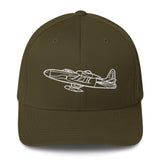 Lockheed P-80 Shooting Star Jet Embroidered Hat