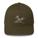 North American P-51D Mustang 4 Embroidered Hat
