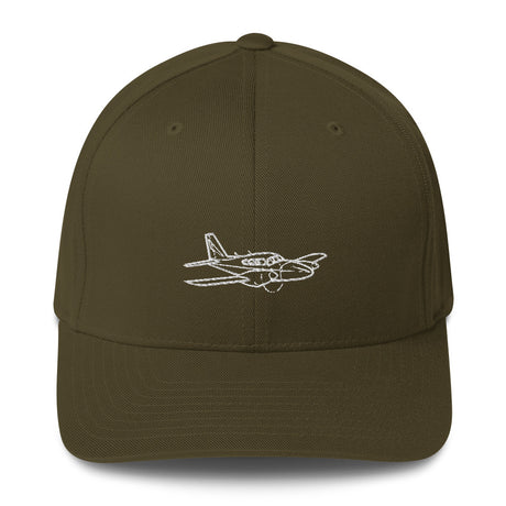 Piper Aztec Twin-Engine Marvel Embroidered Hat