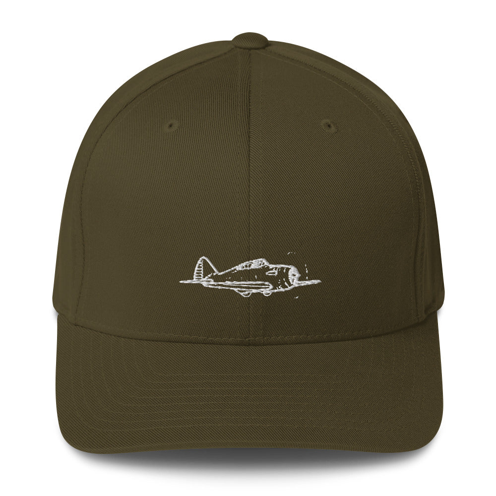 Seversky P-35 Pioneer Fighter Embroidered Hat