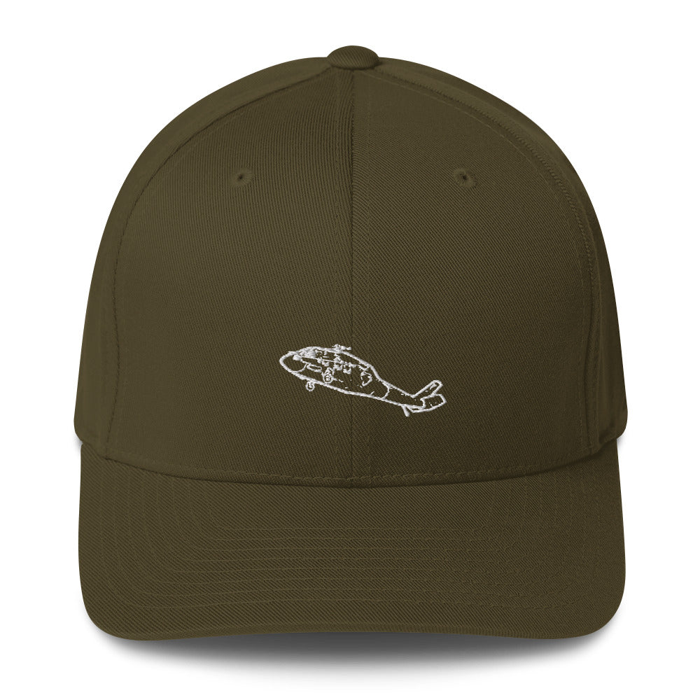 Sikorsky HH-60 Black Hawk 4 Embroidered Hat