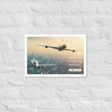 FLYING Passenger or Pilot Framed Print - 12"x18"