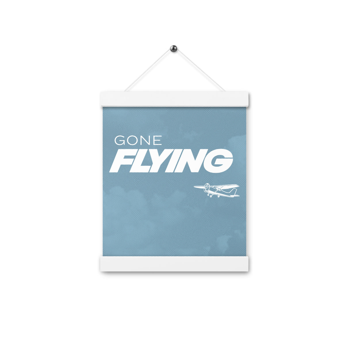 Gone FLYING Hanging Poster - 8"x10"