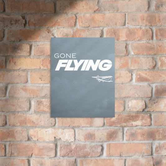 Gone Flying Metal Print - 8"x10"