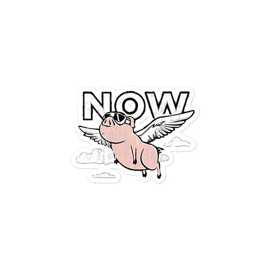 Now is the Time Sticker