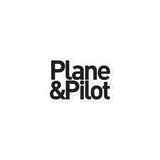 Plane & Pilot Sticker