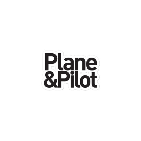 Plane & Pilot Sticker