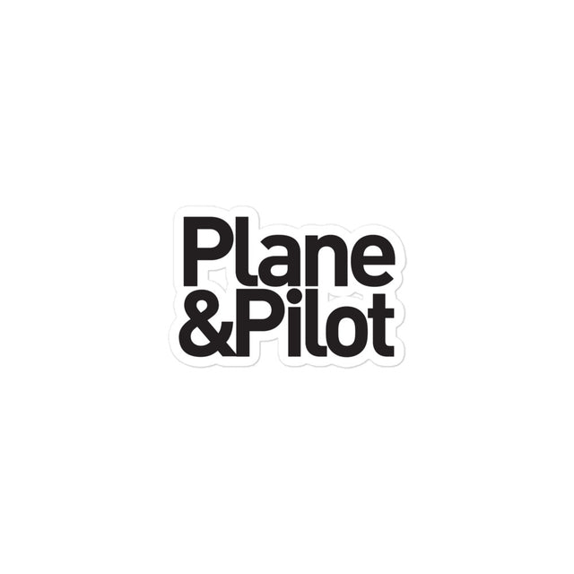 Plane & Pilot Sticker