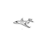 Hawker 900 XP Business Jet Stickers