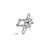 Lockheed P-38 Lightning 5 Stickers