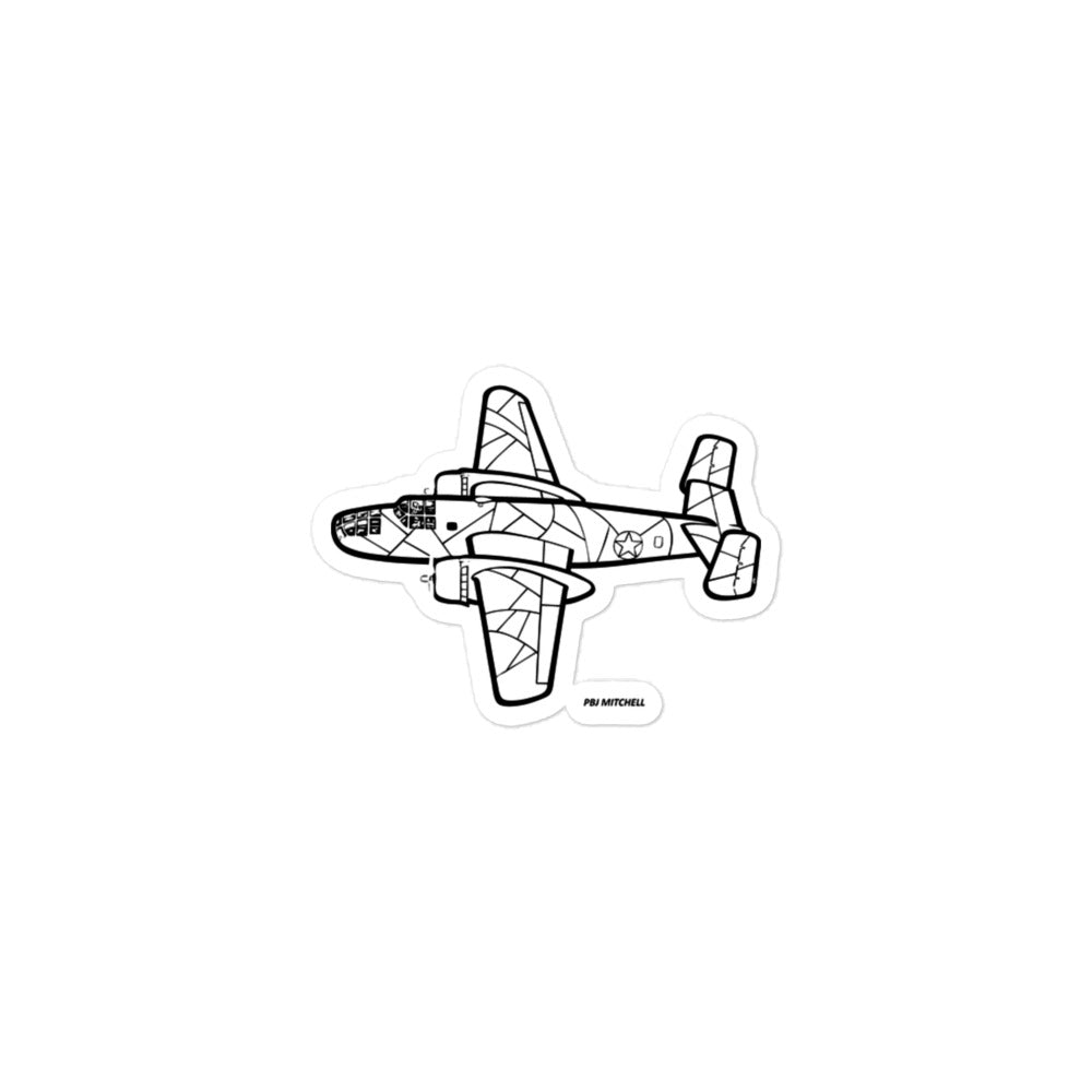 PBJ Mitchell: Versatile Warbird Stickers