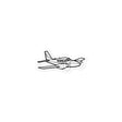 Piper Aztec Twin-Engine Marvel Stickers