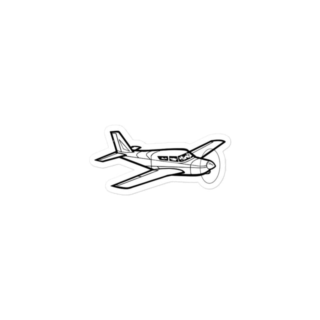 Piper Comanche Classic Stickers