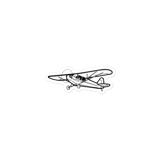 Piper J-3 Cub Light Aircraft Stickers
