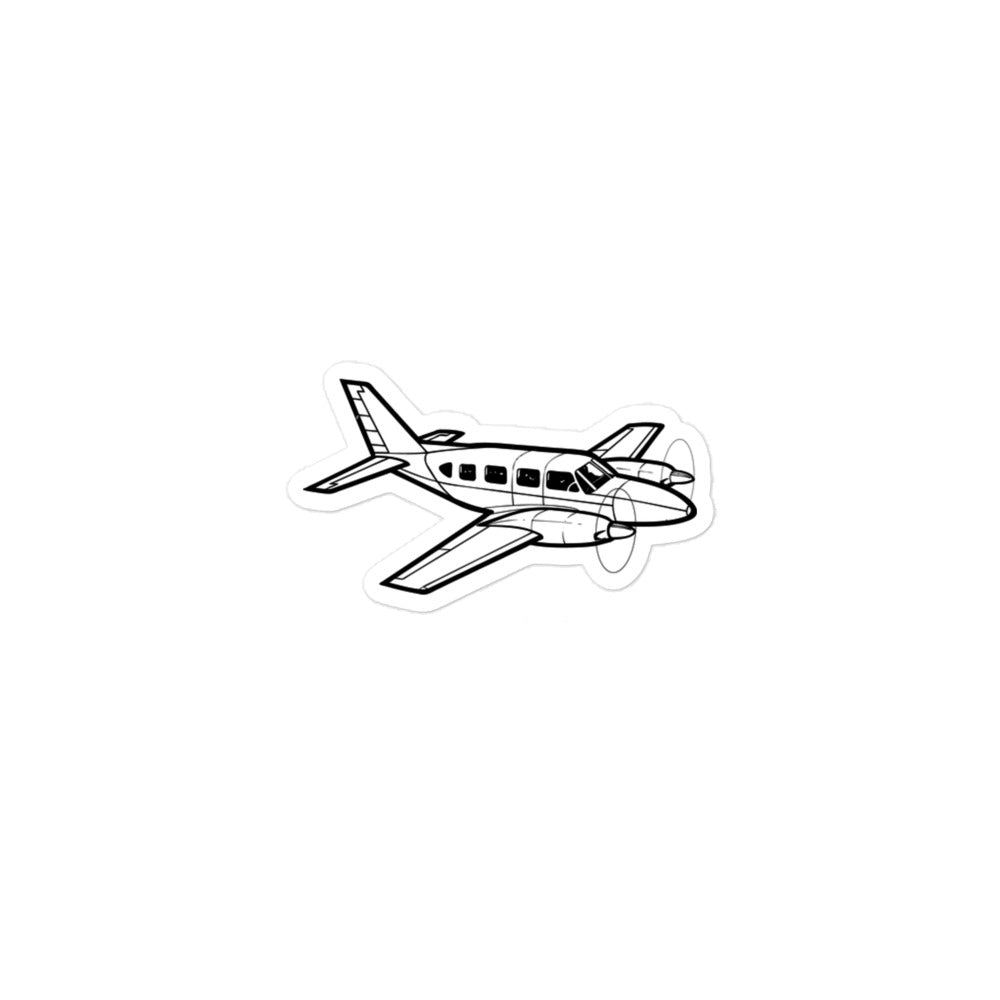 Piper Navajo PA-31 Powerhouse 2 Stickers