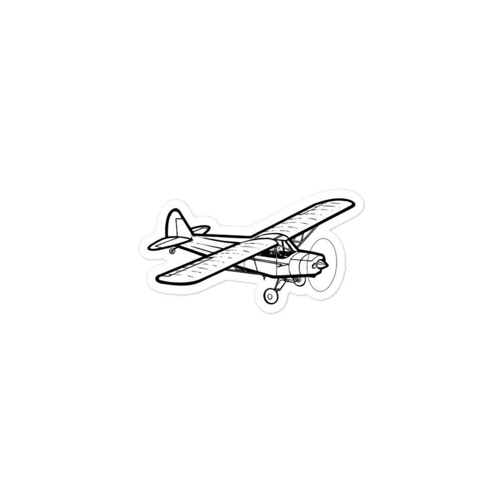 Piper Super Cub Legend Stickers