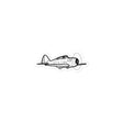 Seversky P-35 Pioneer Fighter Stickers