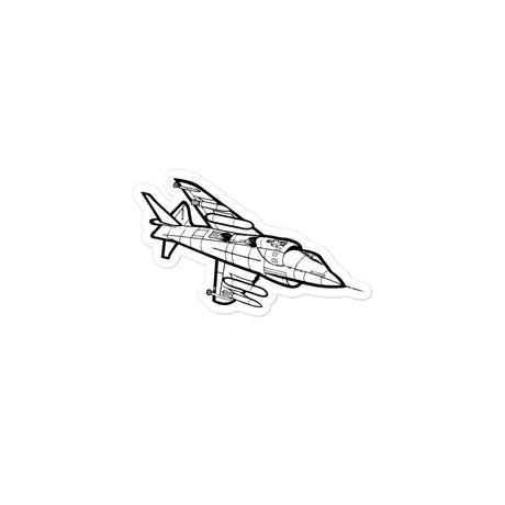 Versatile V/STOL AV-8A Harrier Stickers
